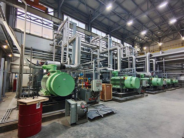 Système personnalisé de régulation de température au CO₂ pour le projet RCC (Russian Copper Company)