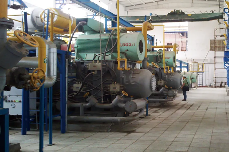 Solutions de réfrigération industrielle et de compression de gaz pour le pétrole, le gaz et l’industrie chimique