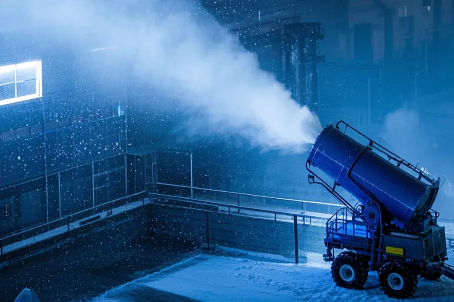 Solutions de réfrigération pour les environnements artificiels (simulation de sports d’hiver)