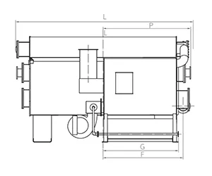 TMAR-D420~705 Plan d’encombrement